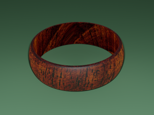 wooden ring 3D Model