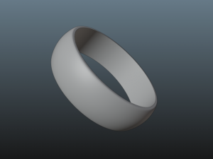 wooden ring 3D Model