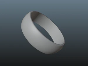 wooden ring 3D Model