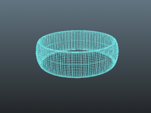 wooden ring 3D Model