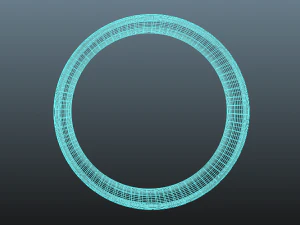 wooden ring 3D Model