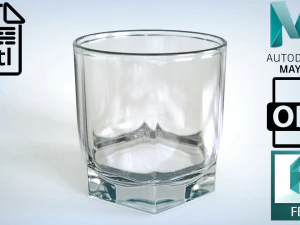 kaca poli tinggi Model 3D