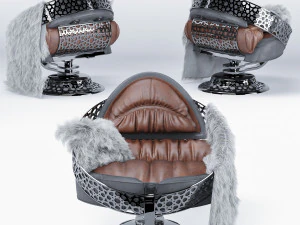 Spin comfort armchair 3D Model