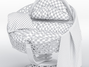 Spin comfort armchair Modèle 3D