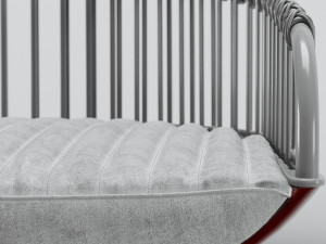 Leather bar chair Modelo 3D