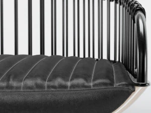 Leather bar chair 3D Model
