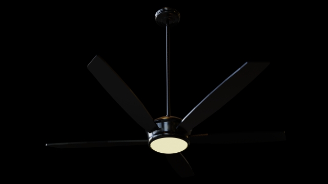 modern fan 3D Модель .c4d .max .obj .3ds .fbx .stl .blend 