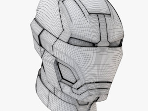 iron man mark 42 helmet 3D Model