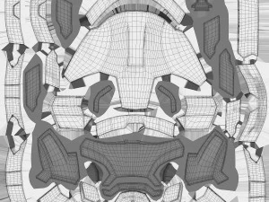 iron man mark 42 helmet 3D Model