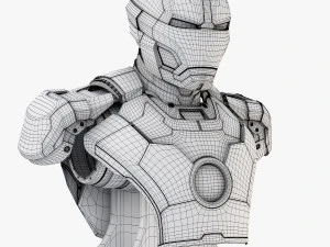 iron man mark 42 bust 3D Model