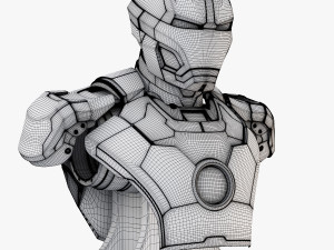 iron man mark 42 bust Modelo 3D