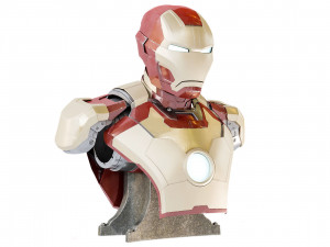 iron man mark 42 bust 3D Model