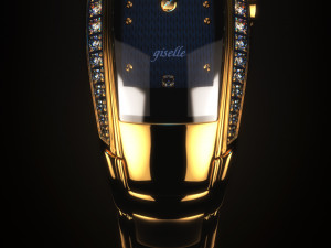 womens wrist watch romanson giselle 3D Model in Juwelen 3DExport