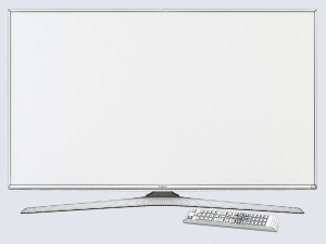 samsung smart tv ue40j6200au Modelo 3D