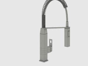 grohe eurocube mixer Modelo 3D