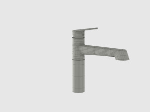 grohe europlus mixer Model 3D