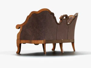 annibale colombo sofa a741 historical collection 3D Model