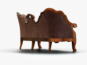 annibale colombo sofa a741 historical collection 3D Model
