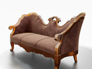 annibale colombo sofa a741 historical collection 3D Model