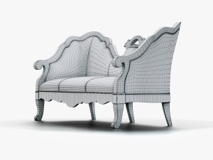 annibale colombo sofa a741 historical collection 3D Модель
