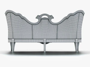 annibale colombo sofa a741 historical collection 3D Model