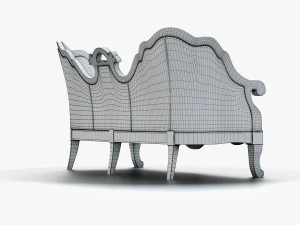 annibale colombo sofa a741 historical collection 3D Model