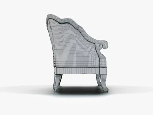 annibale colombo sofa a741 historical collection 3D Model