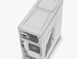 asus rog g11cb system unit desktop computer Modelo 3D