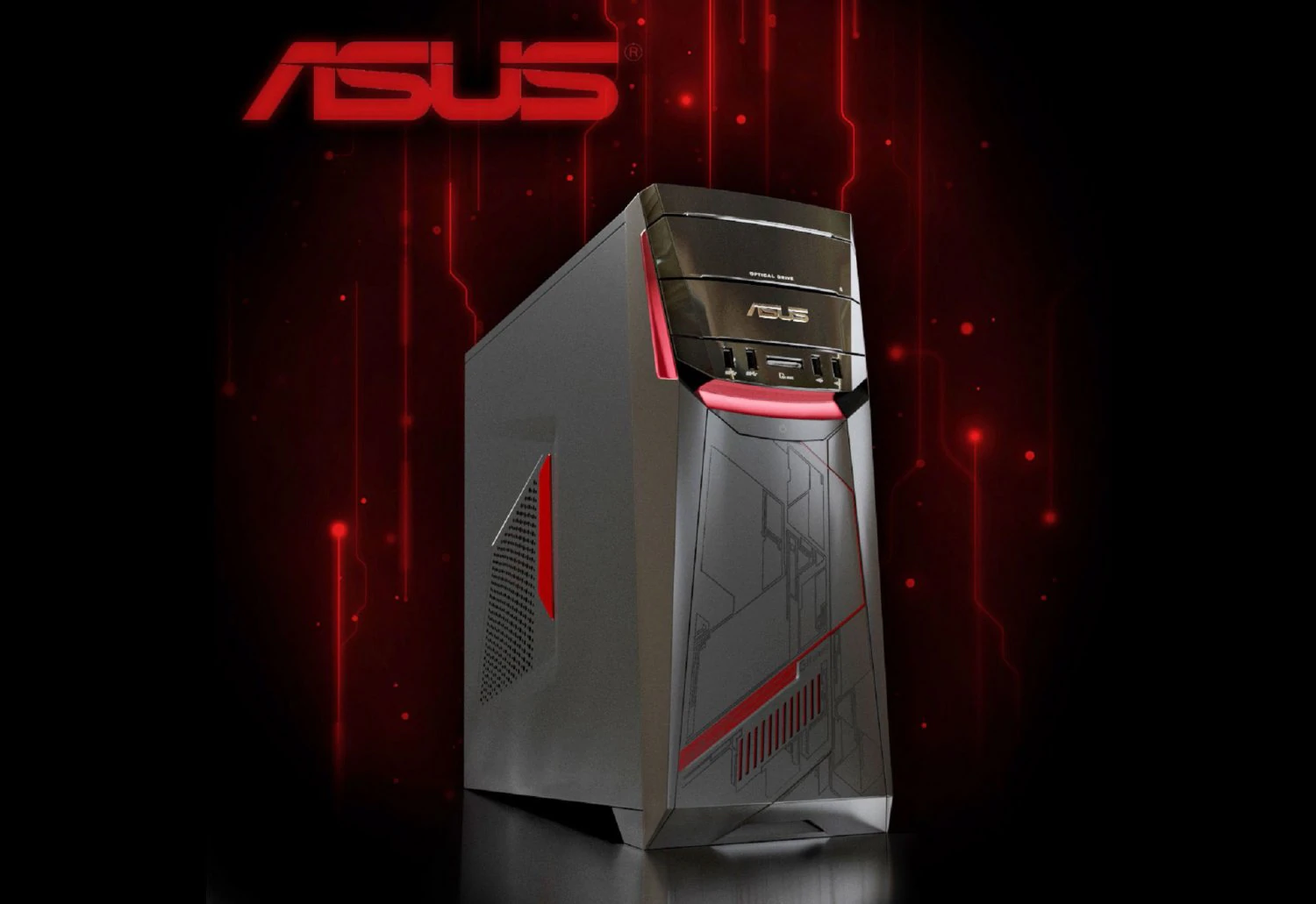 asus rog g11cb system unit desktop computer 3D Model .c4d .max .obj .3ds .fbx .stl .blend