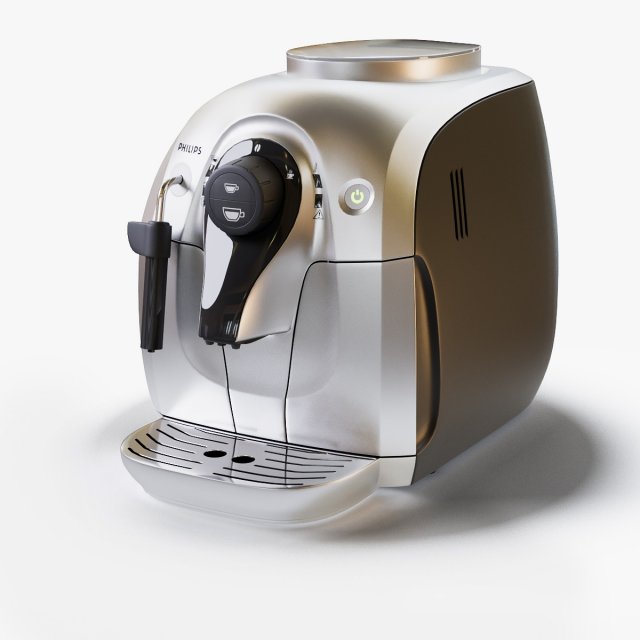 coffee maker philips hd 8649 Modelo 3D .c4d .max .obj .3ds .fbx .stl .blend 