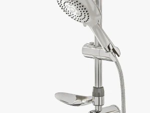 shower set aquanova robot square 8087 venus and mixer grohe bauflow 32811000 3D Model