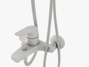 shower set aquanova robot square 8087 venus and mixer grohe bauflow 32811000 3D Model