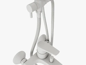 shower set aquanova robot square 8087 venus and mixer grohe bauflow 32811000 3D Model