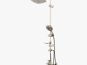 shower set aquanova robot square 8087 venus and mixer grohe bauflow 32811000 3D Model