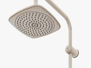 shower set aquanova robot square 8087 venus and mixer grohe bauflow 32811000 3D Model