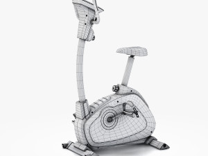 exercise bike kettler axos cycle m 7627-900 3Dモデル