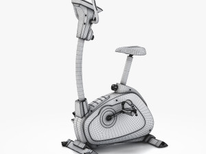 exercise bike kettler axos cycle m 7627-900 3Dモデル