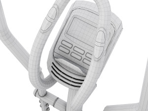 elliptical trainer hasttings q600 3Dモデル