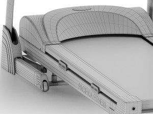 treadmill eurofit pacifica fitness 3D Model