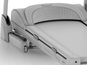 treadmill eurofit pacifica fitness 3D Model