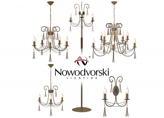 nowodvorski twist collection 3Dモデル .c4d .max .obj .3ds .fbx .stl .blend 