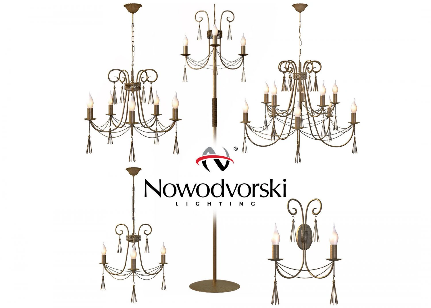 nowodvorski twist collection 3D Model .c4d .max .obj .3ds .fbx .stl .blend 