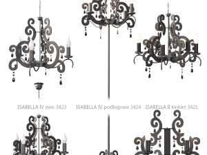 nowodvorski isabella collection 3D Model
