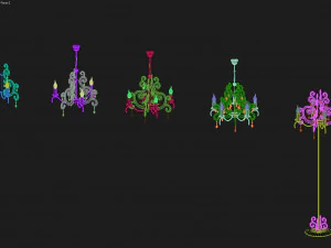 nowodvorski isabella collection 3D Model