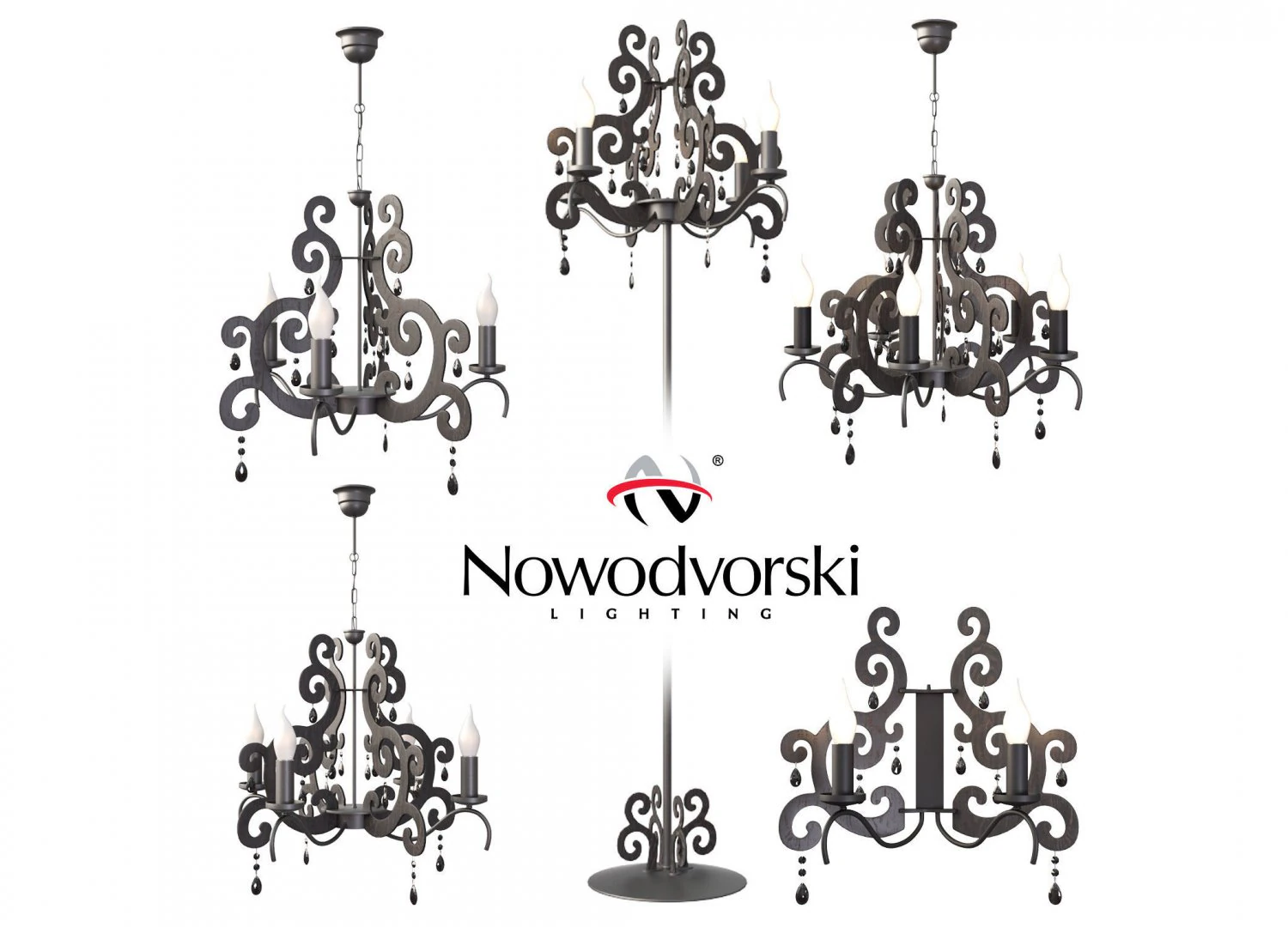 nowodvorski isabella collection 3D Model .c4d .max .obj .3ds .fbx .stl .blend
