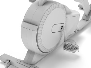 horizontal exercise bike hop-sport hs-060l 3D-Modell