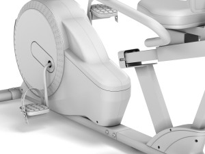 horizontal exercise bike hop-sport hs-060l 3D-Modell