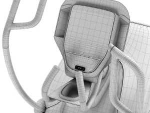 elliptical trainer octane xt3700 3D Model