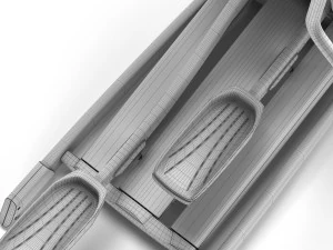 elliptical trainer octane xt3700 3D Model