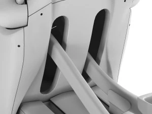 elliptical trainer octane xt3700 3D Model